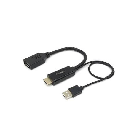 adattatore equip hdmi-displayport nero [119039]