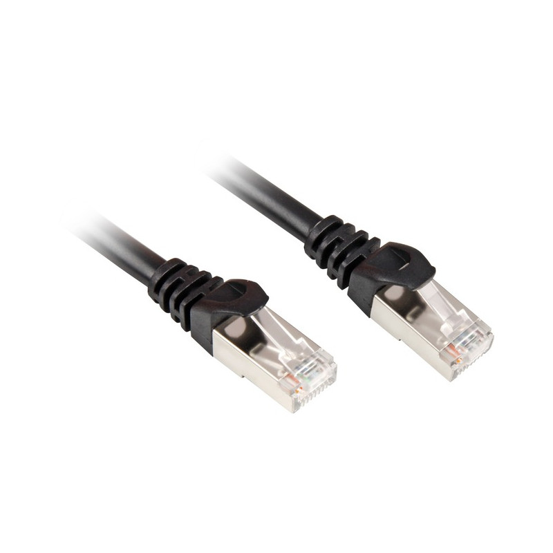 cavo di rete sharkoon rj45 cat.6 sftp 10,0m nero [4044951015023]