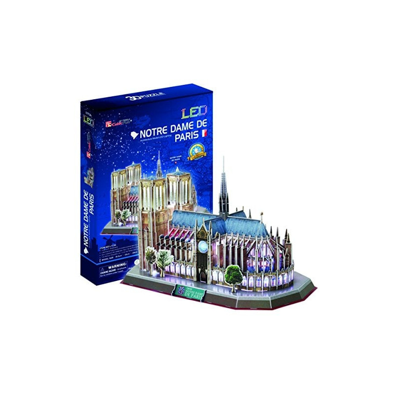 cubicfun - puzzle 3d notre dame [wzcubd0uc002932]