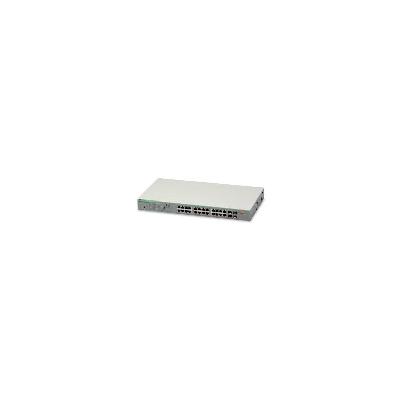 switch allied telesis gigabit ethernet websmart 24x 10/100/1000-t