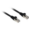 cavo di rete sharkoon s/ftp cat6a 1m nero [4044951018345]