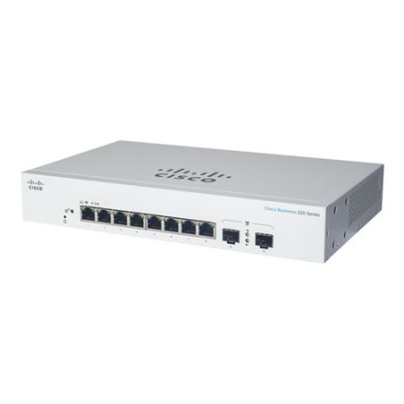 switch cisco smart 2x1g gestito l2 8 porte gigabit ethernet 10/100/1000