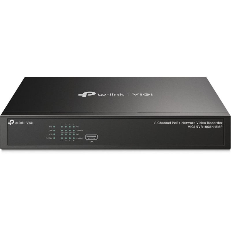 videoregistratore tp-link vigi nvr1008h-8mp 8 canali poe