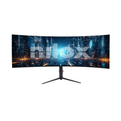 monitor led 49" nilox dual quad hd 5120x1440 1ms classe f nero