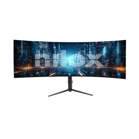 monitor led 49" nilox dual quad hd 5120x1440 1ms classe f nero