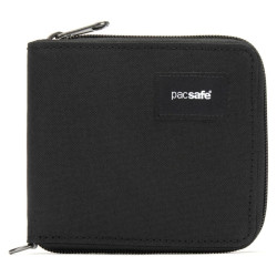 portafoglio pacsafe rfidsafe zip around con cerniera e protezione