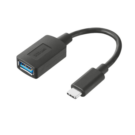 cavo adattatore trust usb-c a usb-a 3.0 m/f nero [20967]