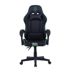 sedia gaming skull factory nero/verde [sf-acc0112]