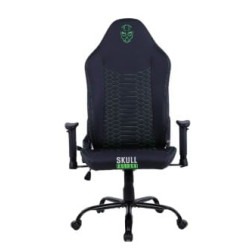 sedia gaming skull factory master nero/verde [sf-acc0114]
