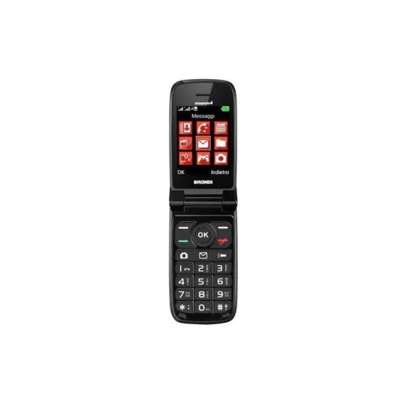 cellulare brondi magnum xxl 3.2" 128mb/4g/dual sim/1400mah/grigio[magnum]