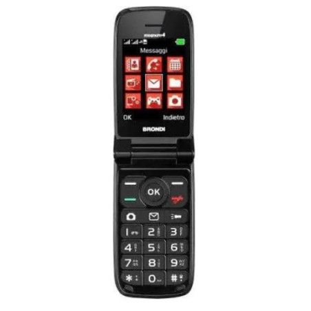 cellulare brondi magnum xxl 3.2" 128mb/4g/dual sim/1400mah/grigio[magnum]