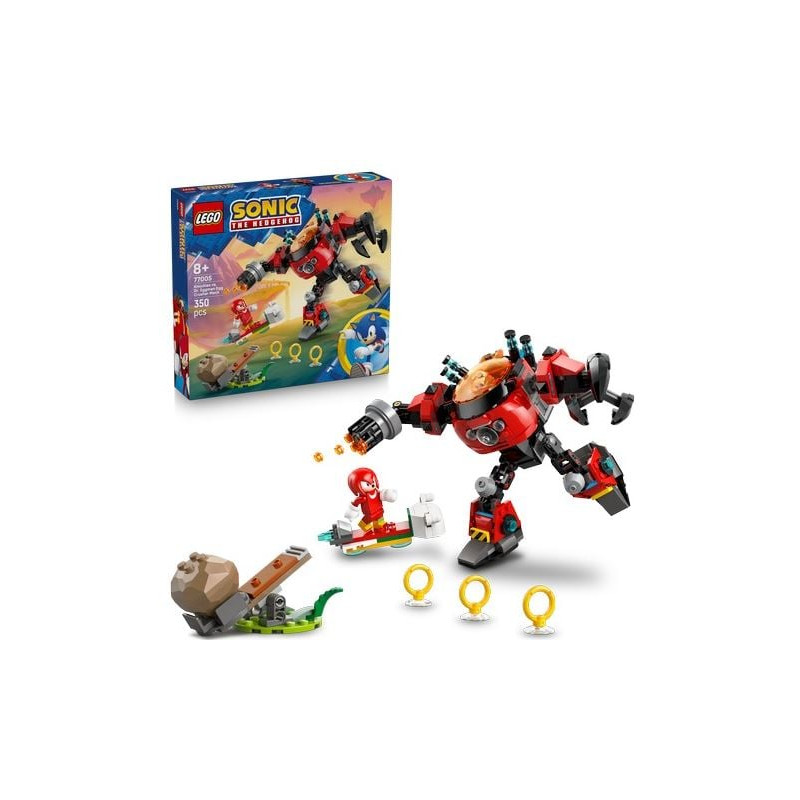 gioco da costruzione lego sonic knuckles vs dr eggman egg crusher