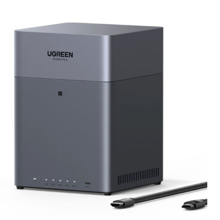nas 120tb ugreen dh4300 plus 4 bay 2ghz grigio [85660]
