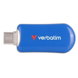 pen drive 128gb verbatim usb tipo c 3.2 gen 1 blu [30233]