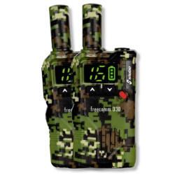 walkie talkie stabo freecomm 330 446mhz multicolore [20330]