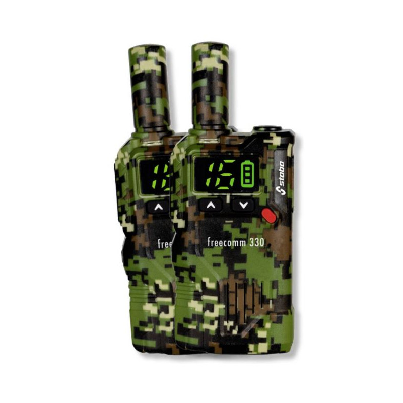 walkie talkie stabo freecomm 330 446mhz multicolore [20330]