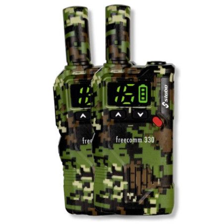 walkie talkie stabo freecomm 330 446mhz multicolore [20330]