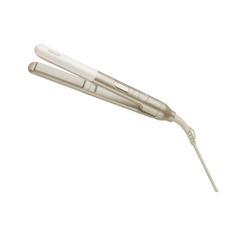 piastra per capelli beurer hs 70 43w beige/oro [10409]