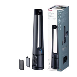 ventilatore a torre beurer lv 500 pureflow nero [10500]