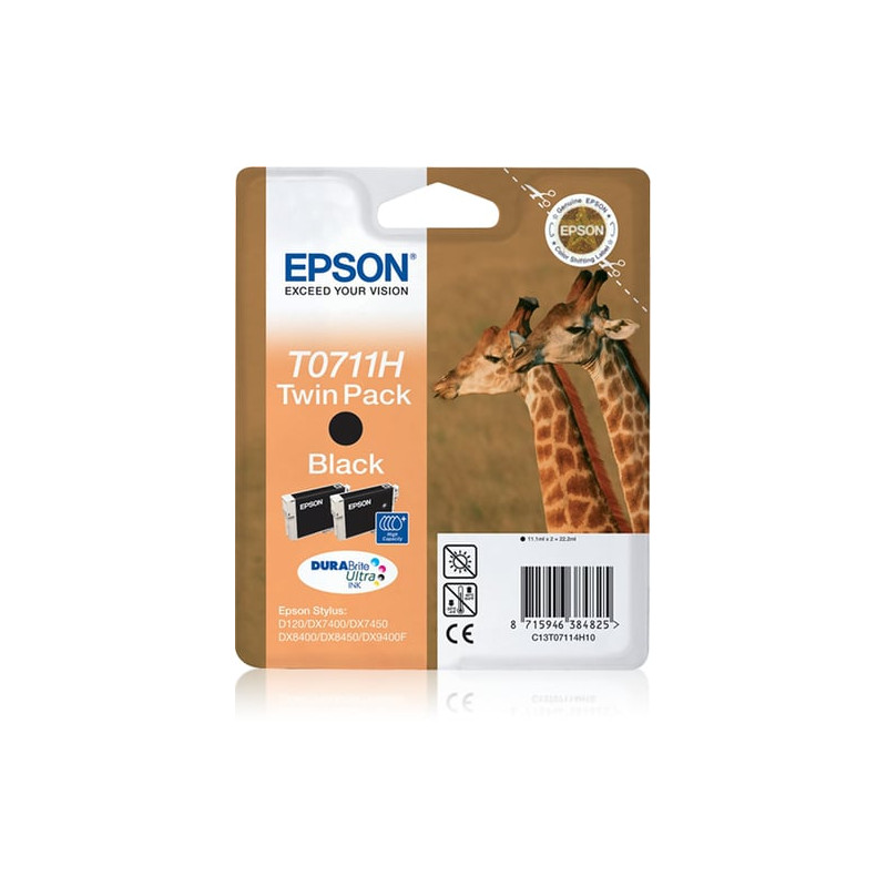 cartuccia epson twinpack per d120 - cont.2 taniche nero alta