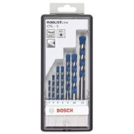 set punte bosch cyl-5 calcestruzzo 7 pezzi [2608588167]