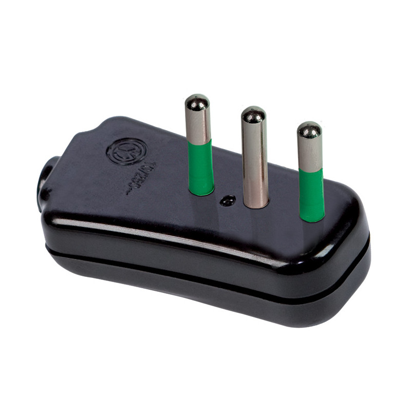 Spina ribassata 2p+t 10a nero