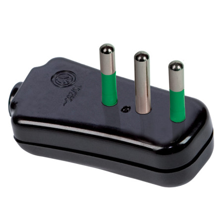 Spina ribassata 2p+t 10a nero