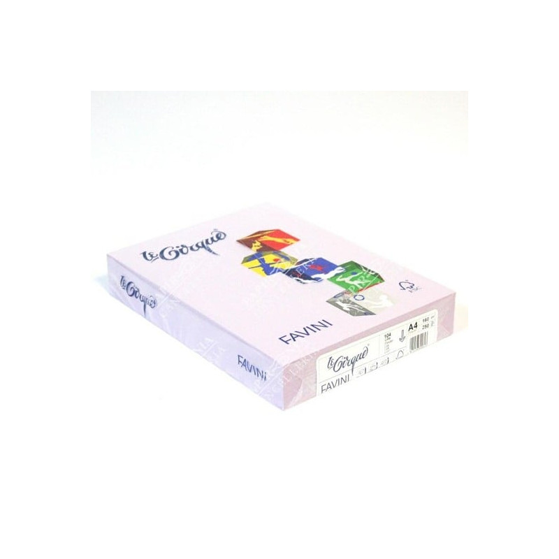 carta in risma cartotecnica favini le cirque 160gr a4 lilla [a749304]