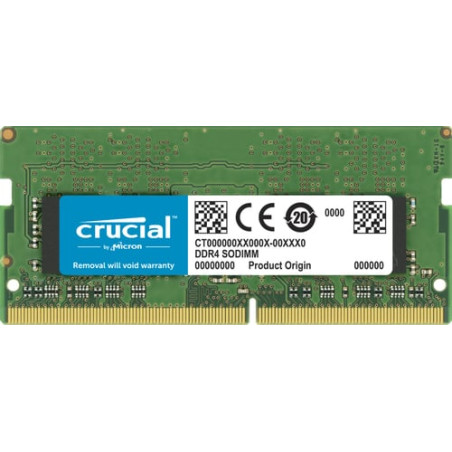 ram so-dimm ddr4 64gb crucial set 2x32gb 3200 mt/s 260pin cl22