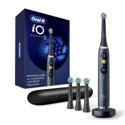 spazzolino elettrico braun oral-b io series 9 black onyx luxe