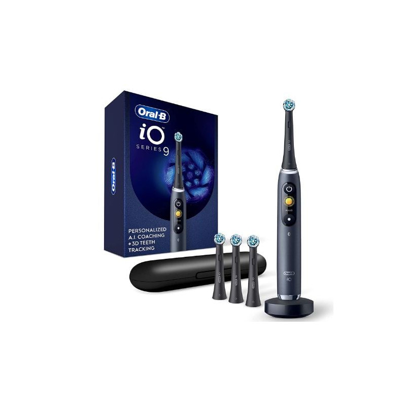 spazzolino elettrico braun oral-b io series 9 black onyx luxe