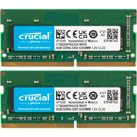 ram so-dimm ddr4 16gb crucial 3200mhz cl22 1.2v [sbcrc4g1632vr20]