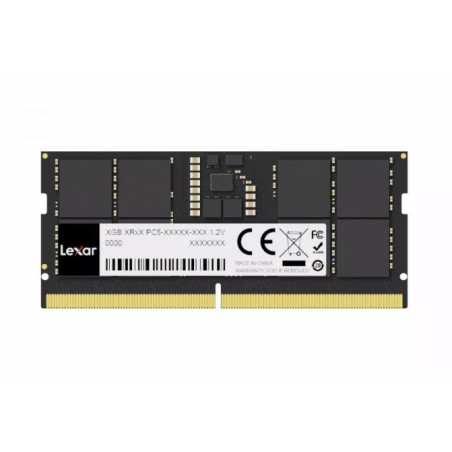 ram sodimm ddr5 16gb lexar 1x16gb 4800mhz cl40 1.1v nero [sblxr501648vr10]