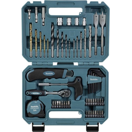 set trapano e punte makita in valigia 60pz [e-15095]
