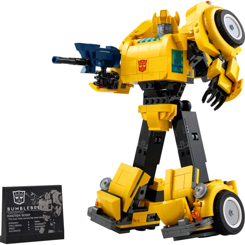 lego icons autobot bumblebee 950pz multicolore