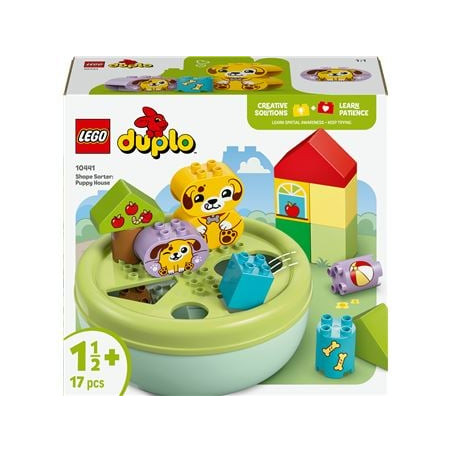 giocattolo educativo lego duplo 10441 casetta per cuccioli con forme