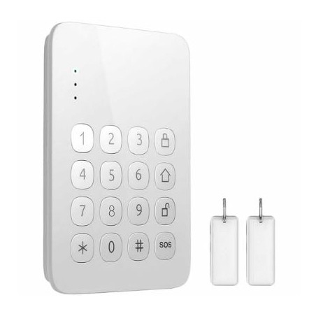 tastiera bravo con 2 rfid per sistema di allarme angel 4g wi-fi