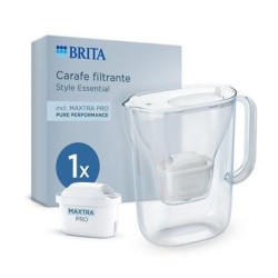 caraffa filtrante brita style essential maxtra pro bianco [stylewhitepiu1maxtrapro]