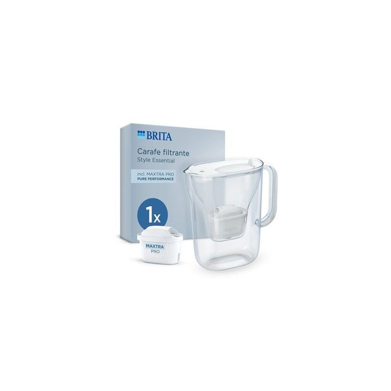 caraffa filtrante brita style essential maxtra pro bianco [stylewhitepiu1maxtrapro]
