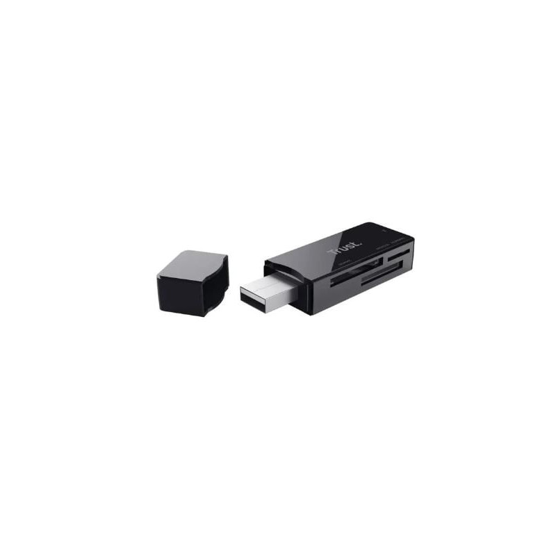 lettore di schede di memoria trust usb 3.1 usb 2.0 nero [21935]