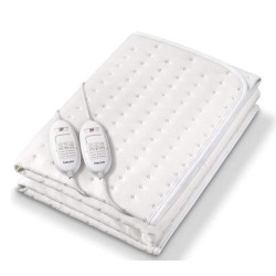 coprimaterasso termico beurer ts 26 xxl 60w bianco [ts26xxl]