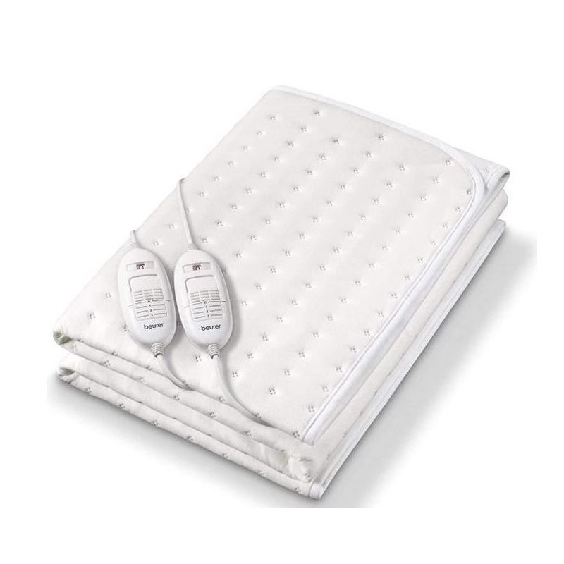 coprimaterasso termico beurer ts 26 xxl 60w bianco [ts26xxl]
