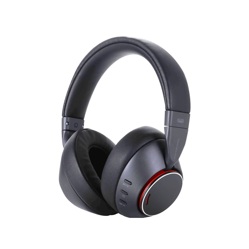 cuffie trevi dj 12e90 anc wireless a padiglione per musica e chiamate