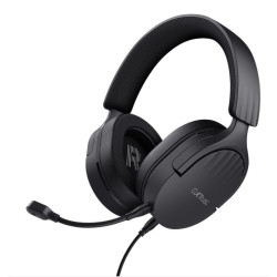 cuffie trust gxt 489 fayzo a padiglione 3.5mm con microfono nero
