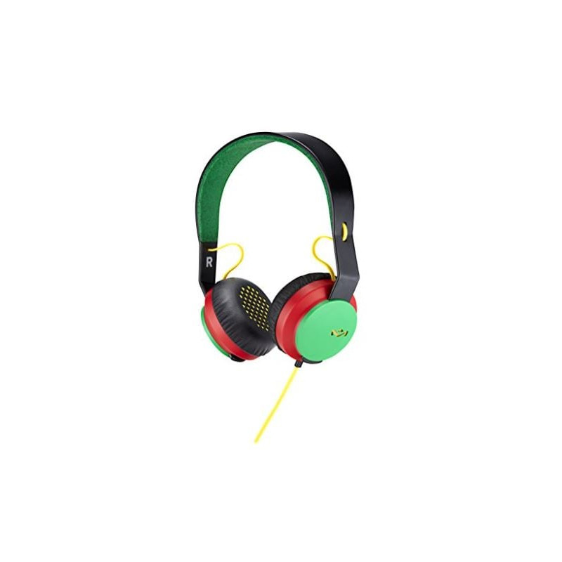 cuffie marley em-jh081-ra 3.5mm con microfono verde [mrlem-jh081ra]