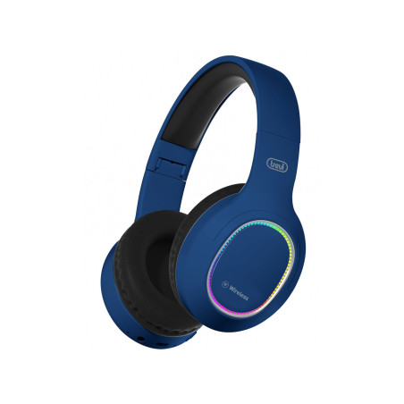 cuffie trevi dj 12e60 bt wireless/bluetooth per chiamate/musica blu