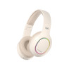 cuffie trevi dj 12e60 bt wireless/bluetooth per chiamate/musica crema