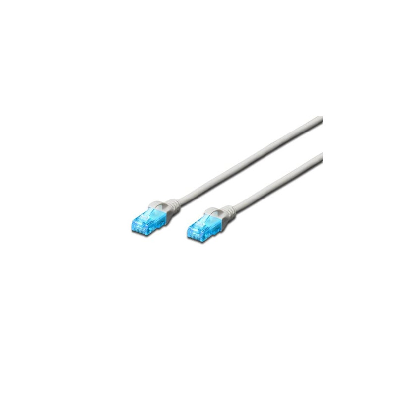 patchkabel digitus rj45 u/utp cat5e 30.00m grau hebelschutz [dk-1512-300]