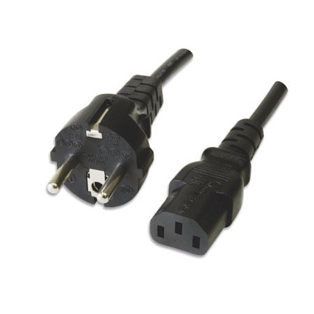 Cavo alimentazione c13 f a schuko 1,8 mt nero