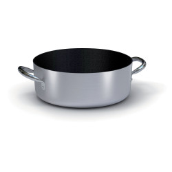 casseruola ballarini 2016.45 serie 2000 bassa 2 maniglie 45cm alluminato
